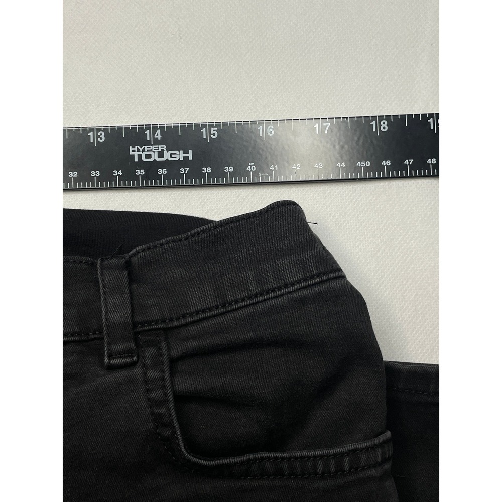 ASOS Maternity Jeans Womens UK 14 Black Skinny Over-the-Belly Stretch Denim - Picture 7 of 13